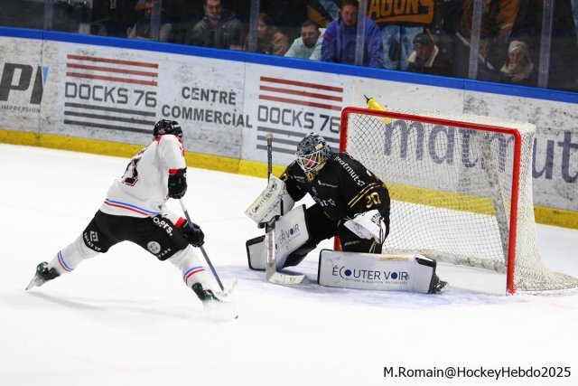 Photo hockey match Rouen - Bordeaux le 30/11/2025