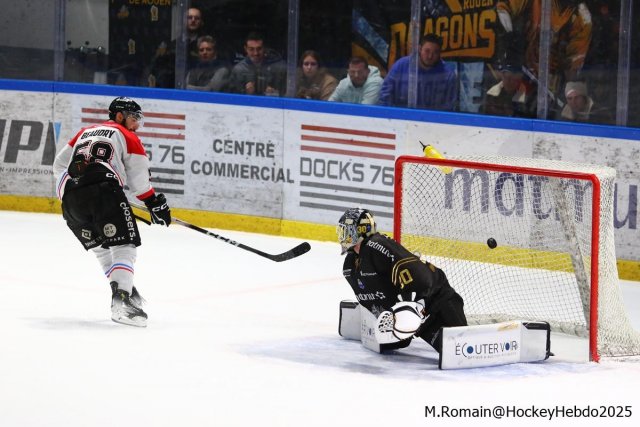 Photo hockey match Rouen - Bordeaux le 30/11/2025
