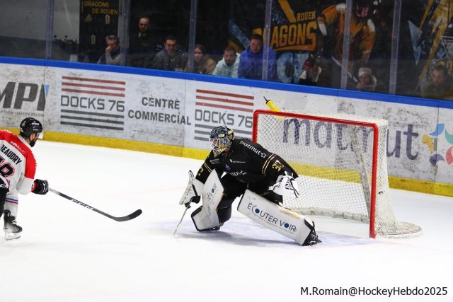Photo hockey match Rouen - Bordeaux le 30/11/2025