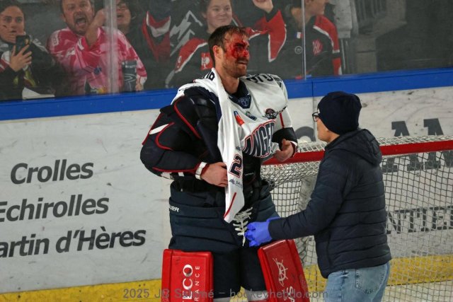 Photo hockey match Grenoble  - Angers  le 30/11/2025