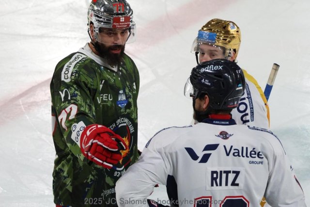 Photo hockey match Grenoble  - Angers  le 30/11/2025