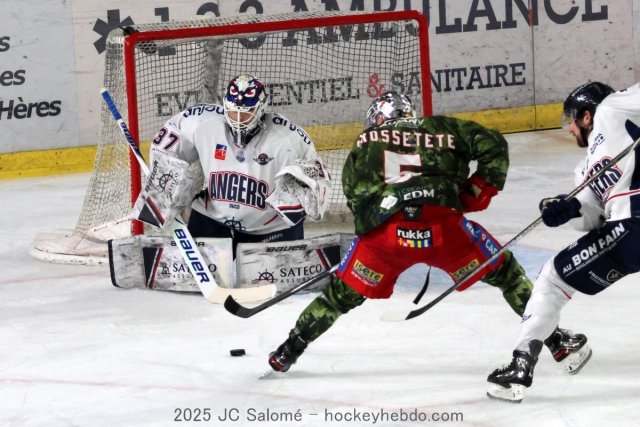 Photo hockey match Grenoble  - Angers  le 30/11/2025