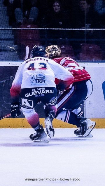 Photo hockey match Lyon - Caen  le 02/12/2025