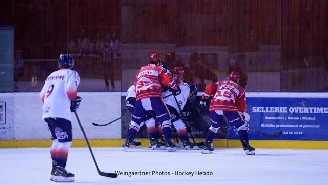 Photo hockey match Lyon - Caen  le 02/12/2025