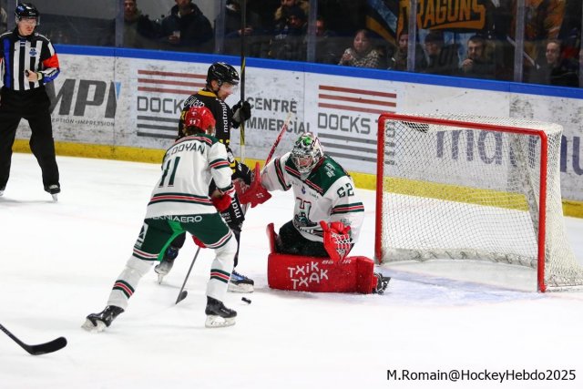 Photo hockey match Rouen - Anglet le 05/12/2025