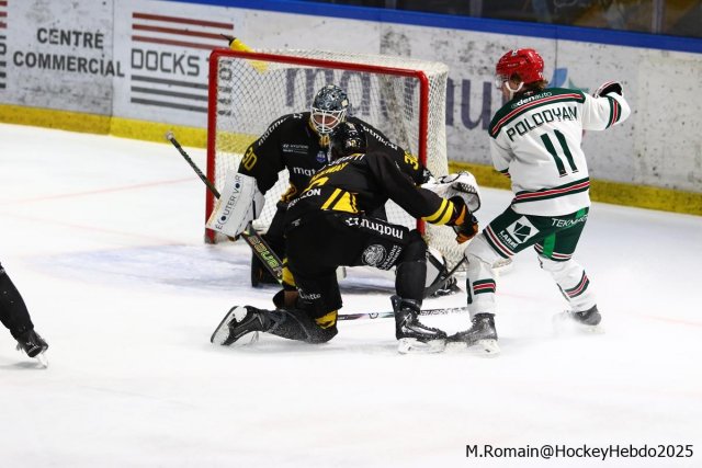 Photo hockey match Rouen - Anglet le 05/12/2025