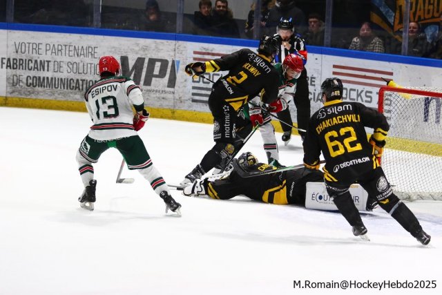 Photo hockey match Rouen - Anglet le 05/12/2025