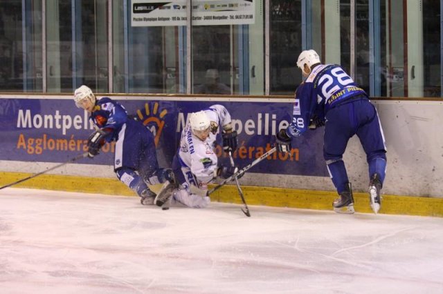 Photo hockey match Montpellier  - Reims le 21/11/2009