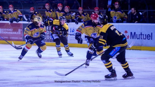 Photo hockey match Lyon - Chambéry le 09/12/2025