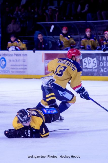 Photo hockey match Lyon - Chambéry le 09/12/2025