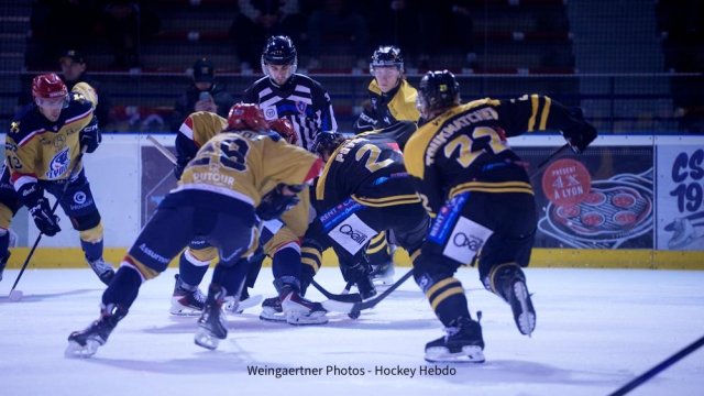 Photo hockey match Lyon - Chambéry le 09/12/2025