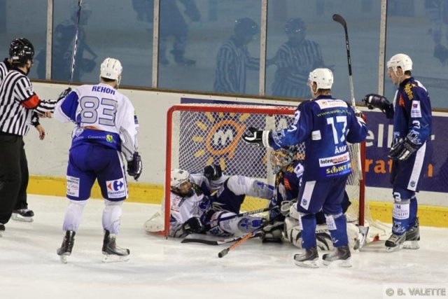 Photo hockey match Montpellier  - Reims le 21/11/2009