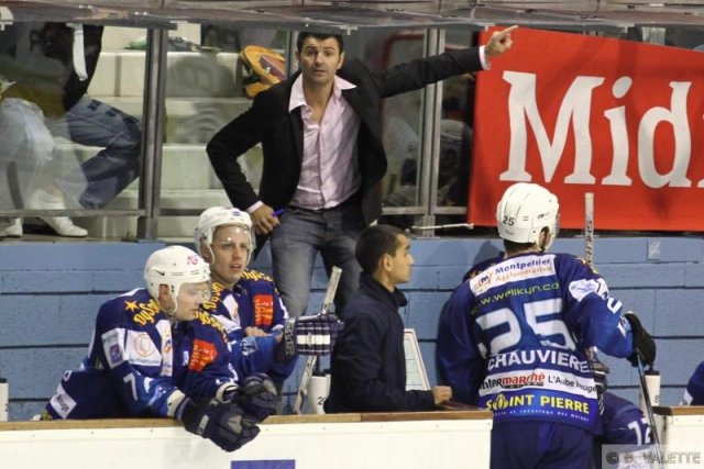 Photo hockey match Montpellier  - Reims le 21/11/2009