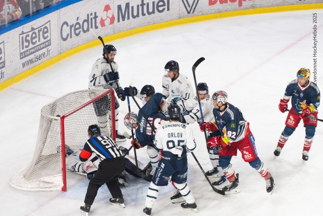 Photo hockey match Grenoble  - Gap  le 19/12/2025