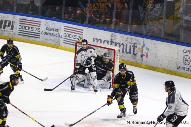 Photo hockey match Rouen - Marseille le 21/12/2025