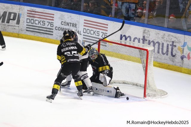 Photo hockey match Rouen - Marseille le 21/12/2025