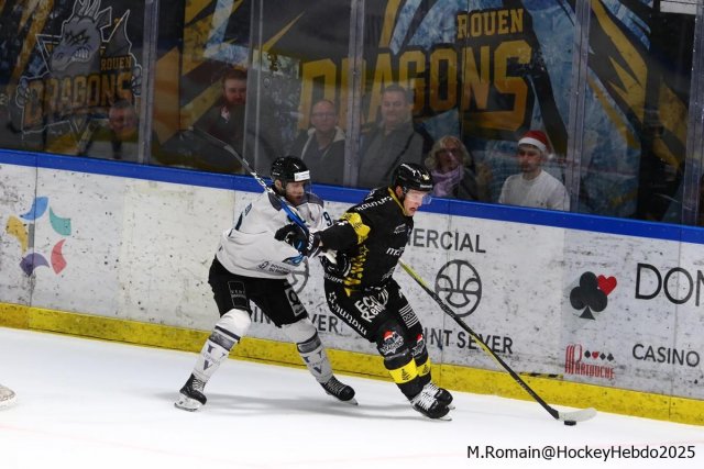 Photo hockey match Rouen - Marseille le 21/12/2025