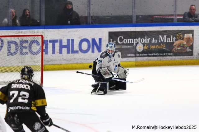 Photo hockey match Rouen - Marseille le 21/12/2025