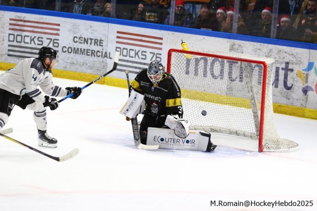 Photo hockey match Rouen - Marseille le 21/12/2025