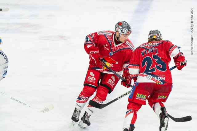 Photo hockey match Grenoble  - Angers  le 23/12/2025