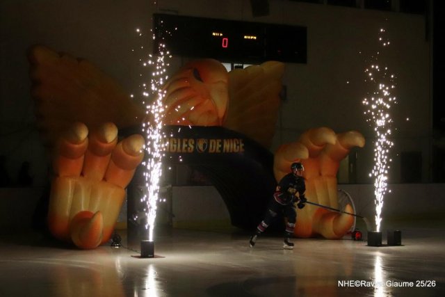 Photo hockey match Nice - Rouen le 23/12/2025