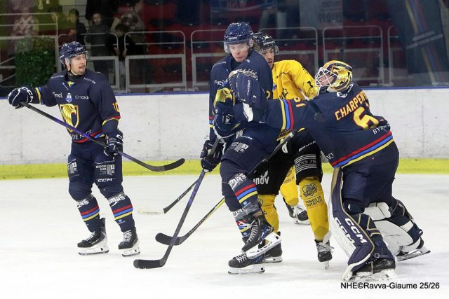 Photo hockey match Nice - Rouen le 23/12/2025