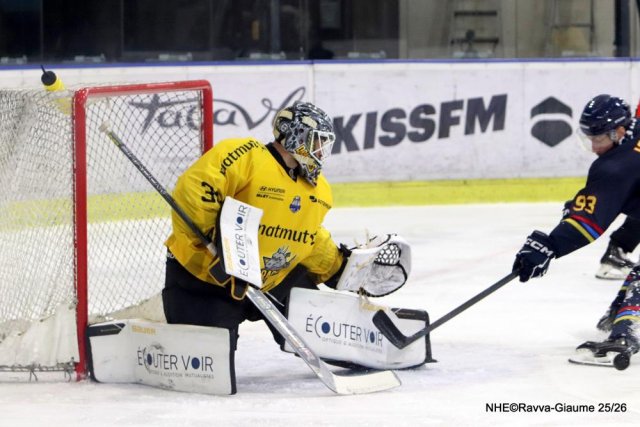 Photo hockey match Nice - Rouen le 23/12/2025