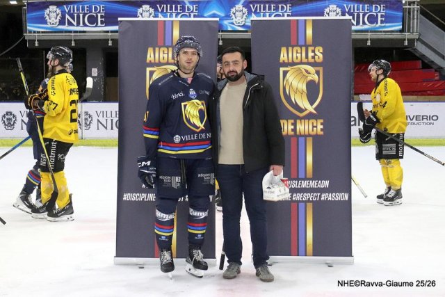 Photo hockey match Nice - Rouen le 23/12/2025