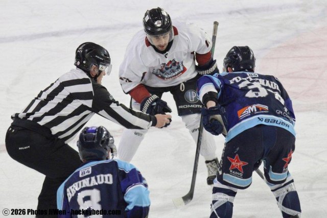 Photo hockey match Tours II - Bordeaux II le 03/01/2026