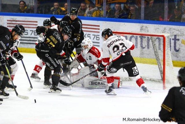 Photo hockey match Rouen - Amiens  le 04/01/2026