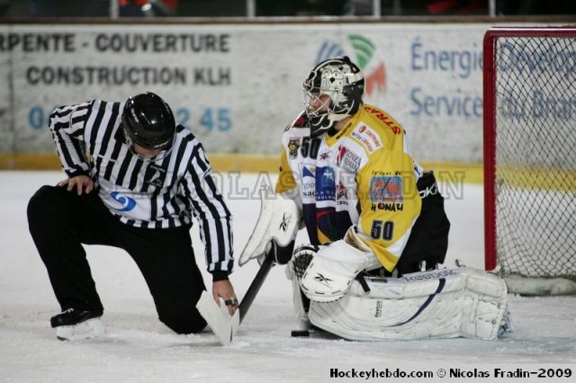 Photo hockey match Briançon  - Strasbourg  le 28/11/2009