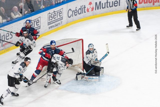 Photo hockey match Grenoble  - Marseille le 09/01/2026