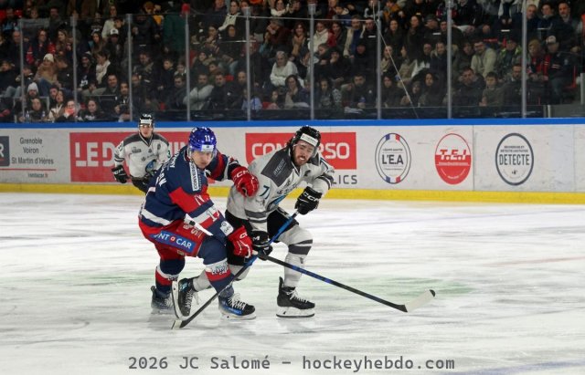 Photo hockey match Grenoble  - Marseille le 09/01/2026