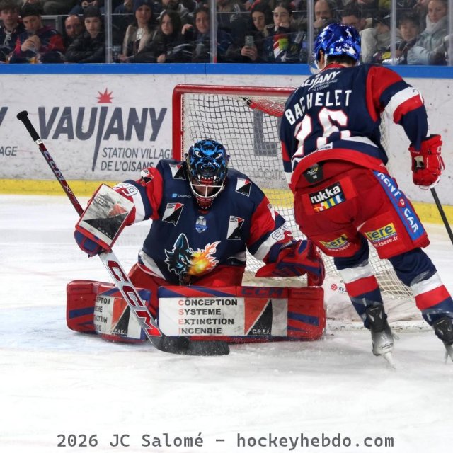 Photo hockey match Grenoble  - Marseille le 09/01/2026