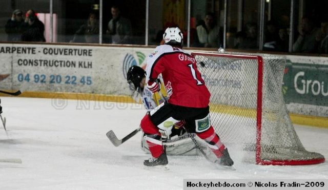 Photo hockey match Briançon  - Strasbourg  le 28/11/2009