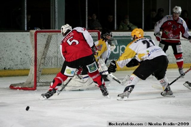 Photo hockey match Briançon  - Strasbourg  le 28/11/2009
