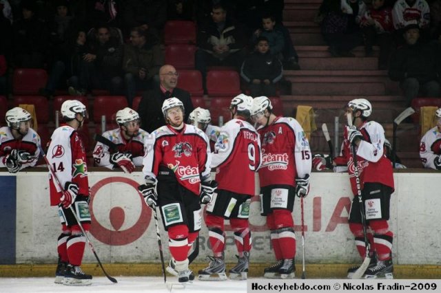 Photo hockey match Briançon  - Strasbourg  le 28/11/2009