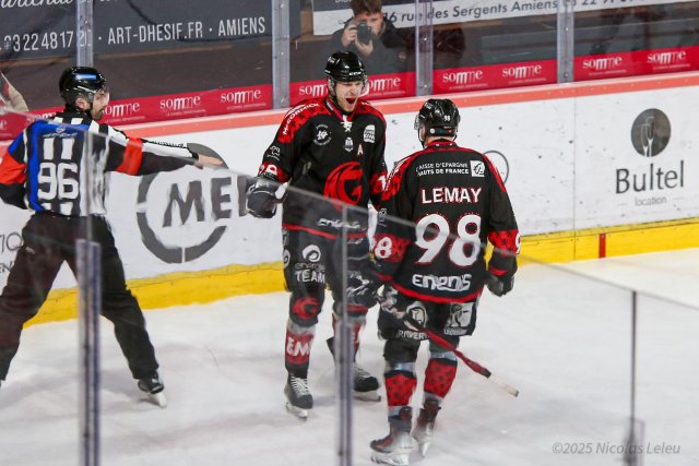 Photo hockey match Amiens  - Briançon  le 09/01/2026