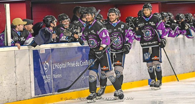 Photo hockey match Nantes - Mont-Blanc le 10/01/2026