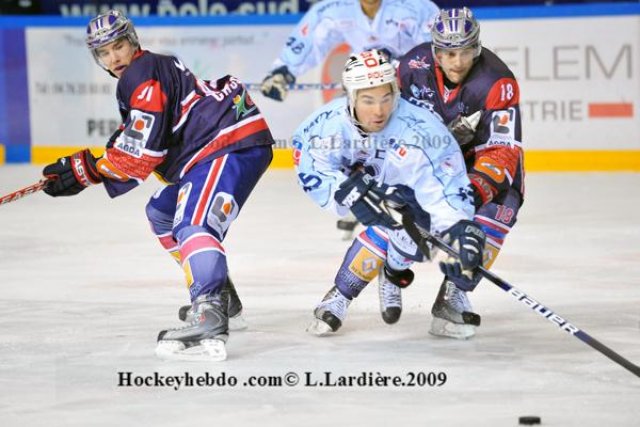 Photo hockey match Grenoble  - Angers  le 28/11/2009
