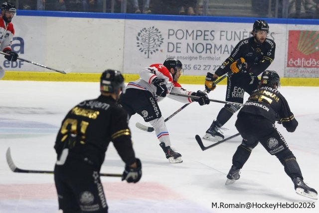 Photo hockey match Rouen - Bordeaux le 13/01/2026