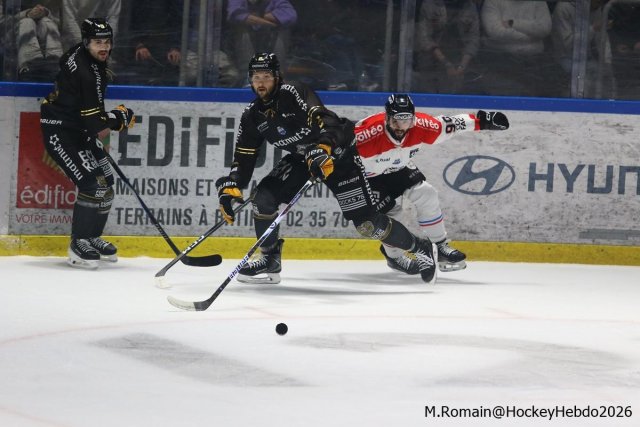 Photo hockey match Rouen - Bordeaux le 13/01/2026