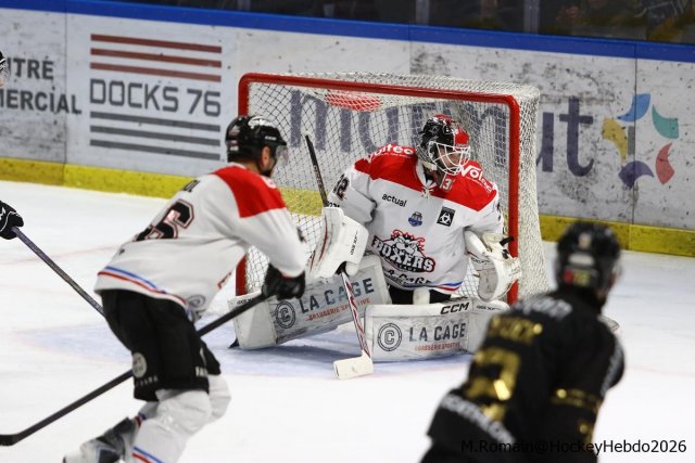Photo hockey match Rouen - Bordeaux le 13/01/2026