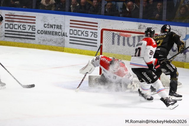 Photo hockey match Rouen - Bordeaux le 13/01/2026