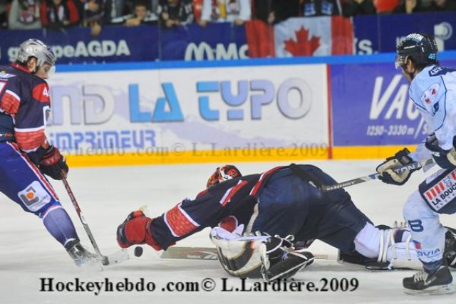 Photo hockey match Grenoble  - Angers  le 28/11/2009