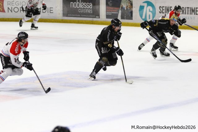 Photo hockey match Rouen - Bordeaux le 13/01/2026