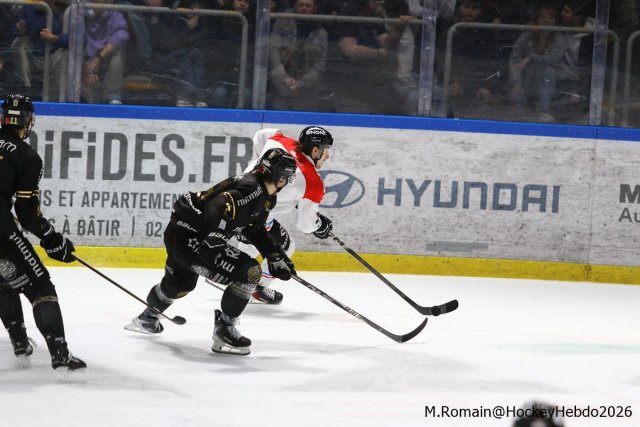 Photo hockey match Rouen - Bordeaux le 13/01/2026