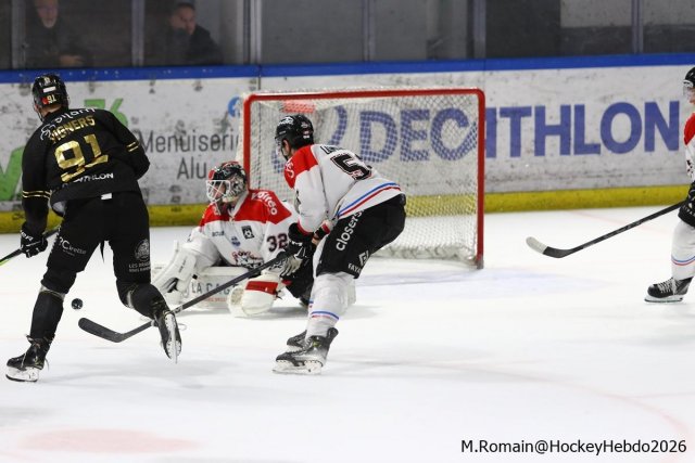 Photo hockey match Rouen - Bordeaux le 13/01/2026