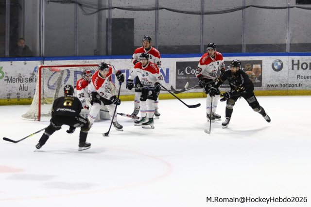 Photo hockey match Rouen - Bordeaux le 13/01/2026
