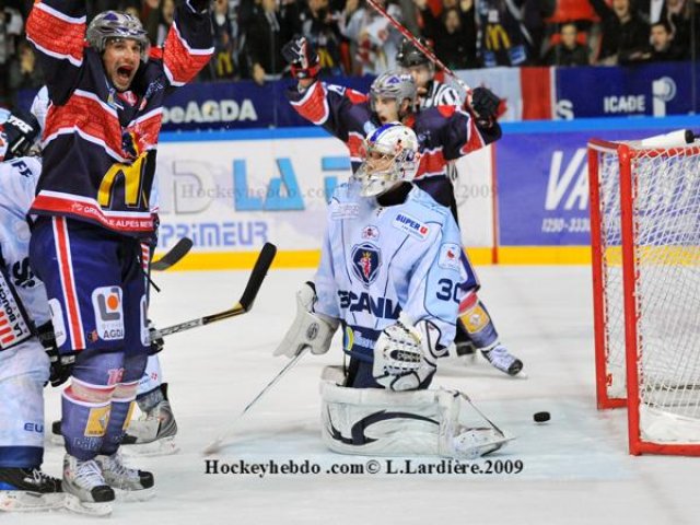 Photo hockey match Grenoble  - Angers  le 28/11/2009